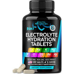 Nutraharmony Electrolyte Hydration Tablets front bottle view for sugar free keto supplements