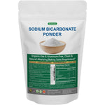 BioWisdom Nutraceuticals Sodium Bicarbonate Powder front view premium digestive health supplement.