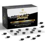 Kanacoufce Santegra Himalayan Pure Shilajit Tablets front bottle view for daily energy