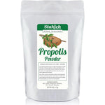 Stakich Bee Propolis Powder front view pouch for natural immune boost supplement