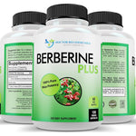 Doctor Recommended Supplements Berberine Plus 1200mg front bottle view for metabolic health support