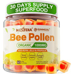 Nextdia Organic Bee Pollen Royal Jelly Propolis 1000mg supplement bottle front view