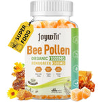 Joywiit bee pollen fenugreek royal jelly gummies front bottle view