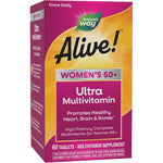 Nature's Way Alive Women's 50 plus Ultra Multivitamin 60 tablets front packaging bottle on Dropy India store
