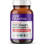 New Chapter Every Woman One Daily 55 Plus Multivitamin bottle front view premium imported senior health supplement