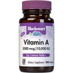 Bluebonnet Nutrition Vitamin A 10000 IU softgel bottle front view