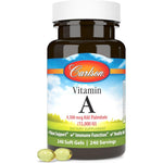 Carlson Vitamin A 15000 IU 240 softgels front bottle view