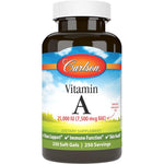 Carlson Vitamin A 25,000 IU 250 softgels bottle front view
