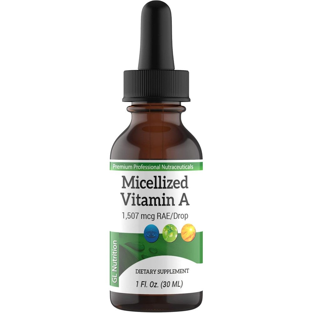 Great Lakes Nutrition Micellized Vitamin A front bottle view