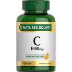 Nature's Bounty Vitamin C 1000 mg bottle front view showing product labeling for immune support daily wellness