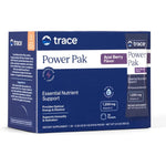 Trace Minerals Power Pak Electrolyte Powder Acai Berry front view dietary supplement packaging.