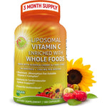 Supplements Studio Liposomal Vitamin C 1500mg 180 capsules front bottle view for immune system defense