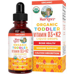 MaryRuth Organics Toddler Vitamin D3 K2 Liquid Drops front view bottle