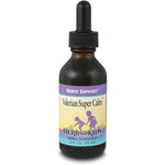 Herbs For Kids Valerian Super Calm Nerve Support Drops front view of the two fluid ounce bottle