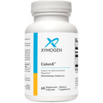 XYMOGEN ColonX 60 vegetarian capsules front label view for digestive support