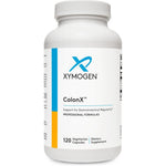 XYMOGEN ColonX 120 capsules front view showing authentic packaging for digestive support