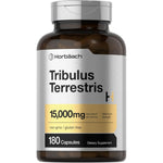 Horbaach Tribulus Terrestris 15000mg 180 capsules front bottle view