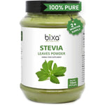 Bixa Botanical Stevia Leaf Powder front view bottle natural sweetener