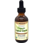 Omica Organics Liquid Stevia Butterscotch Toffee front view bottle on white background
