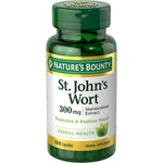 Nature's Bounty St. John's Wort 300mg capsules front view