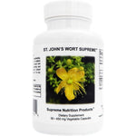 Supreme Nutrition Products St Johns Wort Supreme 90 capsules front view bottle showing pure herbal mood support