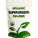 Chérie Sweet Heart Supergreens Powder front view of organic supplement jar