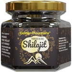 Siberian Green Altai Golden Shilajit Resin front view pure premium mineral supplement