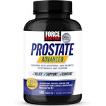 Force Factor Prostate Advanced 180 tablets front bottle view showing men's urinary health supplement.
