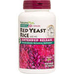 NaturesPlus Herbal Actives Red Yeast Rice 60 Tablets front bottle view for heart health support