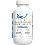 Konsyl Daily Psyllium Fiber Capsules 500 count bottle front view