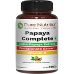 Pure Nutrition Papaya Complete 120 Capsules front view