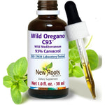 New Roots Herbal Wild Oregano Oil Drops front view bottle for natural immune support