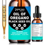 iMATCHME Amenq Oregano Essential Oil and Black Seed Drops front view bottle for immune health