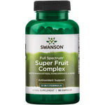 Swanson Mangosteen Pomegranate and Noni Complex 90 capsules front view for premium antioxidant support