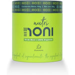 Nutri Noni Organic Noni Tea front view package showcasing USA imported wellness supplements