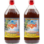 Tahiti Trader Original High Potency Noni Juice front view of twin pack bottles