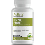 Aclivia Hawaiian Noni Fruit Capsules front view bottle for natural immune support.