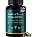 Etta Vita Liver Cleanse Zeolite Supplement front view premium heavy metal detox