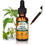Herb Pharm Kids Sinus Samurai bottle front view