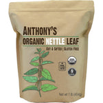 Anthonys Organic Nettle Leaf 1 pound bag front view