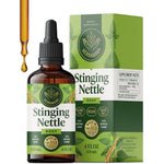 Herbamama Stinging Nettle Root Tincture front view bottle showing alcohol free formula labels