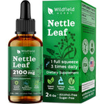 Wildfield Herbs Stinging Nettle Leaf Extract Drops 2000mg front view bottle for respiratory support