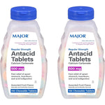 Major Regular Strength Antacid Tablets front view bottle