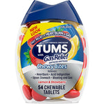 Tums Chewy Bites Lemon and Strawberry front view bottle