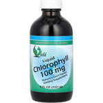 World Organic Liquid Chlorophyll 100mg front view bottle for natural detoxification