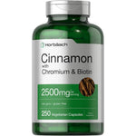 Horbäach Cinnamon with Chromium and Biotin 250 Capsules front view