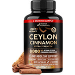 NUTRAHARMONY Ceylon Cinnamon 20 to 1 extract herbal supplement 60 pills bottle
