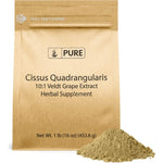 Pure Original Ingredients Cissus Quadrangularis Powder front view packaging for joint support.