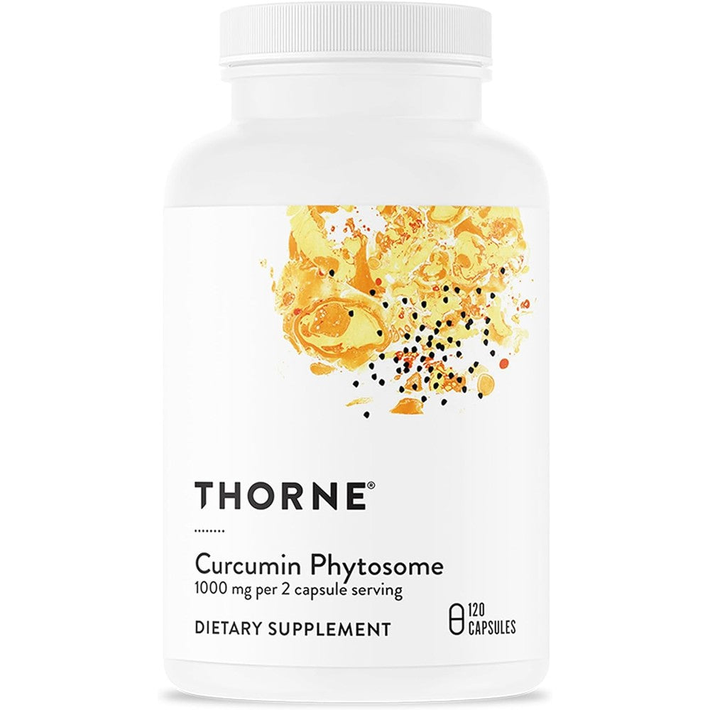 Thorne Curcumin Phytosome 1000mg supplement bottle front view