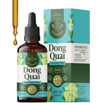 HERBAMAMA Dong Quai supplement for women four fluid ounce front bottle view